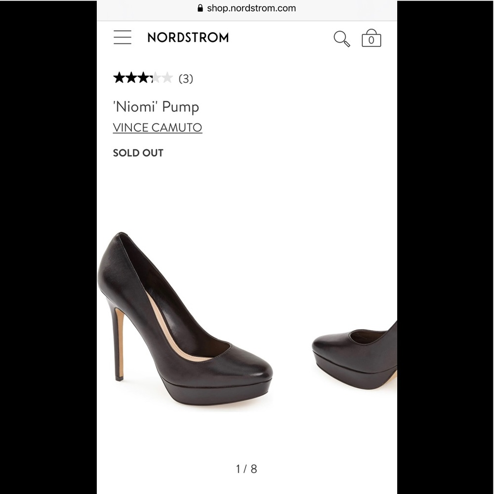Vince Camino black heels with box size 8 - Picture 8 of 8